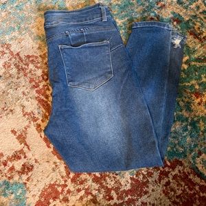Women’s sandpiper size 14 distressed jeans